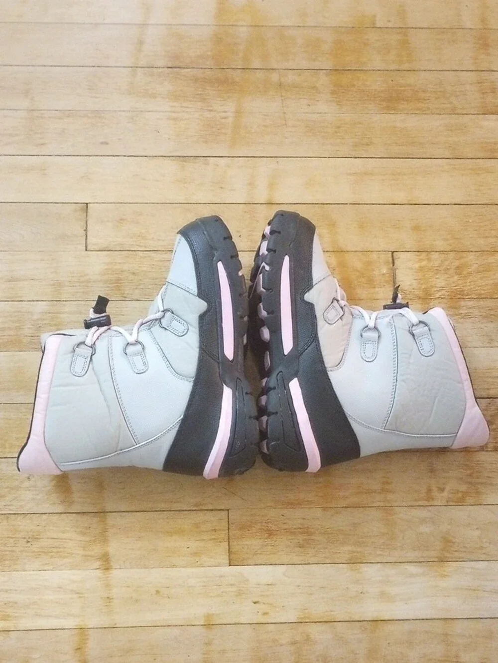 Sorel Pink and Gray Insulated Snow Winter Boots Girl Size 5